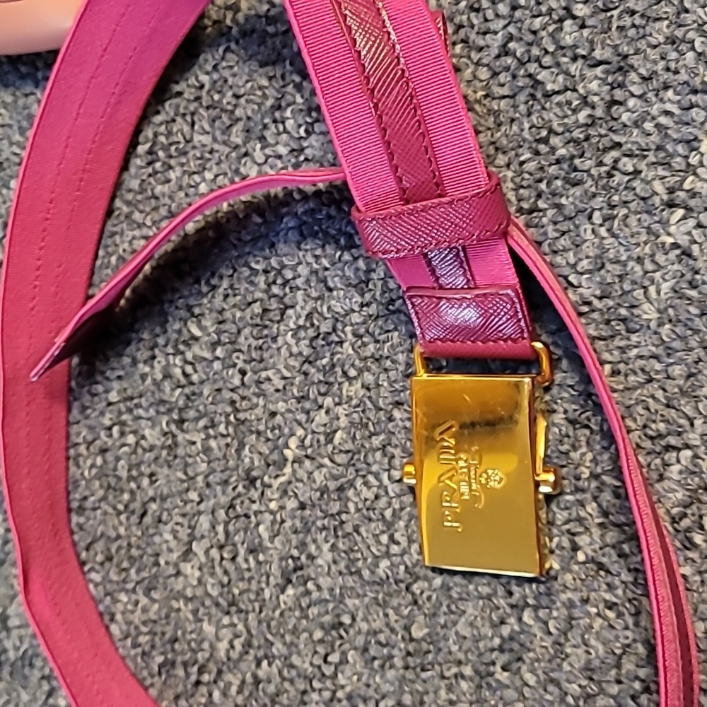 Prada Gold and Pink Women's Belt - Picture 3 of 5